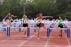 Hurdles, 2026 North Eastern Track and Field Champs, Shildon, County Durham. Photo: David T. Hewitson/Sports for All Pics